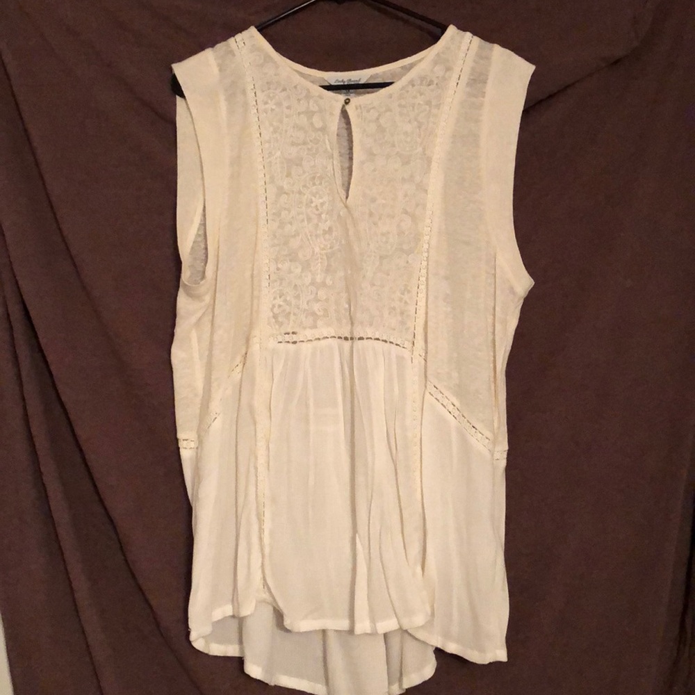 Cream colored baby toll tank